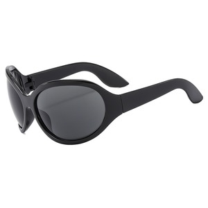 Occhiali da Sole QSKY Oversize Hip-hop con Montatura Ovale Futuristica in Stile Y2k - Product Image 3