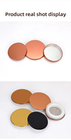 Couvercle coloré en fer blanc pour bougie, avec fermeture à boucle interne scellée 80-Port
