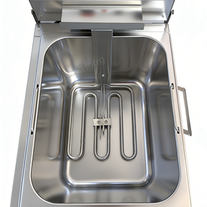 หม้อทอดอาหารสแตนเลสไฟฟ้าขนาดเต็ม16L อุปกรณ์ทอดอาหารฟาสต์ฟู้ด11L/13L/ขนาดเต็ม - Product Image 5