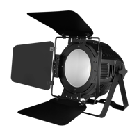 Projecteur LED COB 100W Blanc Froid/Chaud 2-en-1 avec Volets DMX512 Équipement DJ Disco LED Éclairage Scène Concert Studio Mariage