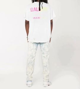 เสื้อยืดโอเวอร์ไซส์สำหรับผู้ชายเสื้อยืดฮิปฮอปทรงหลวมแขนสั้นสไตล์แกลเลอรี - Product Image 4