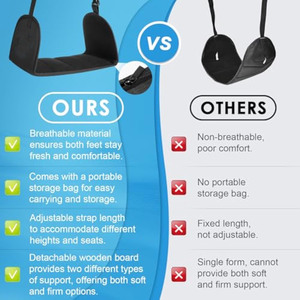 Xách tay và có thể đ<span class=keywords><strong>i</strong></span>ều chỉnh Chân võng MÁY BAY CHÂN phần còn lạ<span class=keywords><strong>i</strong></span> cho chuyến bay du lịch - Product Image 4