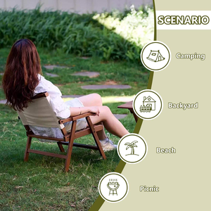 Tables et chaises pliantes en bambou Moso modernes, imperméables, portables, pour l'extérieur, <span class=keywords><strong>table</strong></span> de pique-nique multifonctionnelle pour patio et jardin - Product Image 6