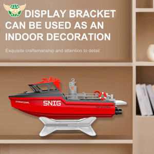 Yf 2.4GHz không chổi than <span class=keywords><strong>RC</strong></span> thuyền cứu hộ nước chơi đồ chơi ABS Vật liệu phần cứng 8 km/h mini điều khiển từ xa thuyền cho người lớn trẻ em - Product Image 3