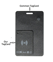Mini Traceur GPS Intelligent pour Portefeuille, Compatible iOS et Android, Type AirTag, pour Localisation de Cartes