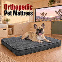 Lit pour chien et chat personnalisé, lavable, design plat écologique, antidérapant, matelas pour animaux de compagnie durable, taille XL, pour la maison, les voyages