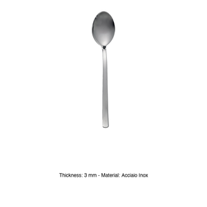 Pinti Wave Moka <b>Spoon</b> 18/C Stainless Steel, 3 mm Thick Nickel Free Pintinox - Product Image 3