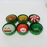 Squishy de Noël en forme de boulette, 6 modèles (Père Noël, Bonhomme de neige, Renne, Arbre), à remontée lente, jouet anti-stress, cadeau, vente en gros