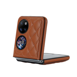 Durable Stitch Diamond PU Funda de teléfono de cuero para <span class=keywords><strong>Huawei</strong></span> <span class=keywords><strong>Pocket</strong></span> 2 <span class=keywords><strong>P50</strong></span> <span class=keywords><strong>Pocket</strong></span> Funda trasera de teléfono plegable para <span class=keywords><strong>Huawei</strong></span> <span class=keywords><strong>Mate</strong></span> X3/X5 - Product Image 4