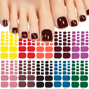 22 conseils <span class=keywords><strong>en</strong></span> gros orteil ongle autocollant adhésif été belle conception <span class=keywords><strong>Gel</strong></span> vernis pied orteil <span class=keywords><strong>ongles</strong></span> enveloppes autocollants Nail Art <span class=keywords><strong>d</strong></span>écorations - Product Image 1