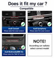 Snapdragon 665/685 untuk Audi Q5 Q5L (2009-2016) Radio Mobil 10.25"/12.3", Head Unit GPS Multimedia Nirkabel CarPlay & Android Auto