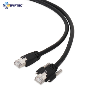 Câble de caméra de vision industrielle GigE, connecteur CAT6 RJ45 à vis, câble Ethernet haute vitesse pour caméra industrielle - Product Image 2