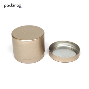 40ml Small Aluminum <b>Tea</b> Can Matte Gold - Food Grade One Steep One <b>Tin</b> for <b>Tea</b> Leaves Storage Box Wholesale - Product Image 5