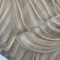Extensions de cheveux humains 100% vierges russes Remy à cuticules intactes, double tirage, trame papillon XO, volume invisible