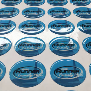 Venta superior cómo usar pegatinas epoxi chico dibujos animados resina pegatina abovedada personalizada 3D cromo máquina pegatina bajo MOQ - Product Image 4