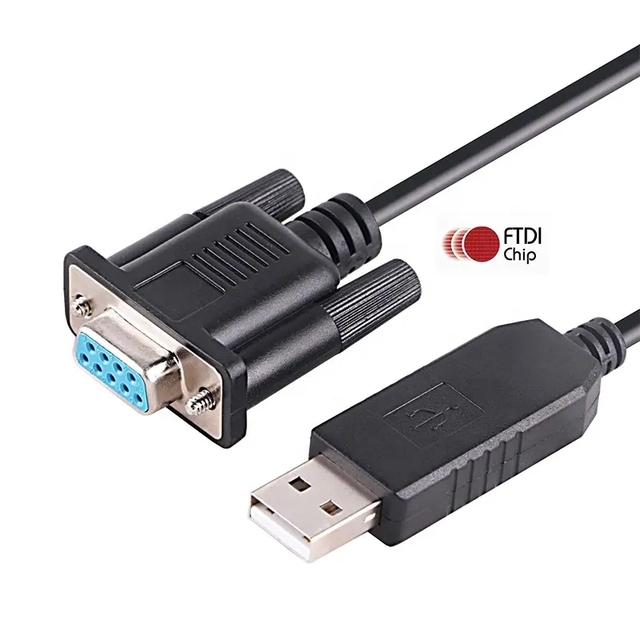 Customized USB a 2.0 Male RS232 Serial FEMALE Adapter DB 9PIN with CHIPSET CABLE for Cashier Register