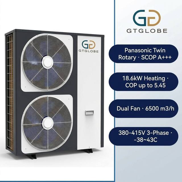 R32 Monoblock for Water Heat Pump 24kW A+++ European Home Commercial Hotel Heating Cooling DHW CE Certified 3-Year Warranty