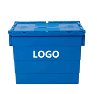 Caisse en PP empilable robuste et écologique, boîte solide, caisse en plastique emboîtable pour le transport et le stockage logistique