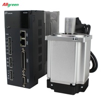 Allgreen 80st-M02430 220V 750W Motor Servo dengan Encoder 17bit Flange 80 2.39Nm 1 Fasa Motor Servo CNC 750w dengan Kit Drive