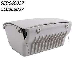 5E0868837 5ED868837 Boîte de rangement pour lunettes de soleil pour console supérieure <span class=keywords><strong>Skoda</strong></span> <span class=keywords><strong>Octavia</strong></span> A7 MK3 5E 2015 <span class=keywords><strong>2016</strong></span> 2017 Gris Pièces intérieures - Product Image 3
