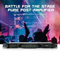 MIA-DZ1300 Amplificateur Numérique 1U 4*2000W 4Ω 4*2000W Amplificateur de Puissance 4 Canaux Stéréo Système Sonore Pro Audio Classe D
