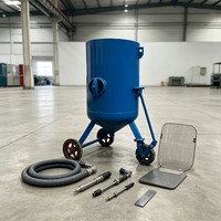 Machine de sablage à sec à flux intensif pour la préparation des surfaces en acier de construction