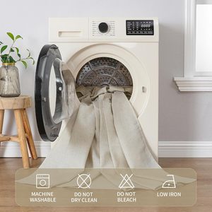 Juego <span class=keywords><strong>de</strong></span> <span class=keywords><strong>Cortinas</strong></span> <span class=keywords><strong>de</strong></span> Ducha Impermeables CF <span class=keywords><strong>de</strong></span> 200GSM, Mezcla <span class=keywords><strong>de</strong></span> Lino Natural, Lavables a Máquina, <span class=keywords><strong>Cortinas</strong></span> <span class=keywords><strong>de</strong></span> Baño Personalizadas <span class=keywords><strong>para</strong></span> Hogar, Hotel y Baño - Product Image 6