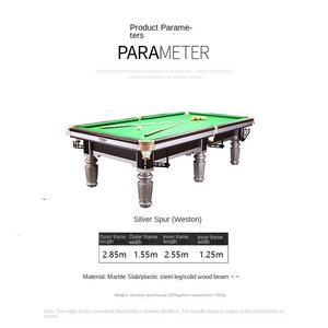 Mesa de <span class=keywords><strong>Billar</strong></span> Moderna de Mármol y Pizarra para Uso Comercial y Doméstico, Mesa de <span class=keywords><strong>Billar</strong></span> de 9 <span class=keywords><strong>Pies</strong></span>, Mesa de Snooker de 9 <span class=keywords><strong>Pies</strong></span> para Bar, Mesa de <span class=keywords><strong>Billar</strong></span> Plegable - Product Image 1
