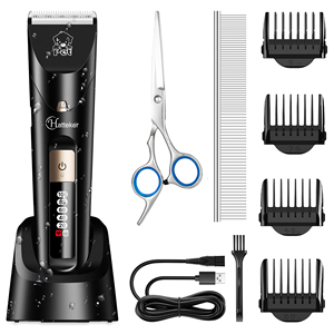 Hatteker — tondeuse électrique pour chien, <span class=keywords><strong>ciseaux</strong></span> <span class=keywords><strong>de</strong></span> <span class=keywords><strong>toilettage</strong></span> pour animaux <span class=keywords><strong>de</strong></span> compagnie, tonte du poil - Product Image 1