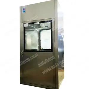 Laboratory Cleanroom Pass-through Box Laminar Air Flow ozone sterilization transfer window pass box