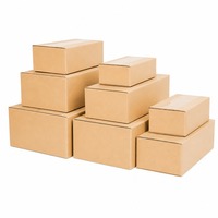 Carton ondulé carré RSC à double paroi 5 plis, écologique, recyclé, robuste, pour emballage, avec logo personnalisé
