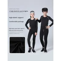 Fitness vêtements collants ensemble enfant adultes unisexe automne séchage rapide course sport basket-ball Football respirant près du corps