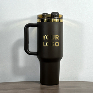 Premium 40oz Insulated Stainless Steel Tumbler <b>with</b> Custom Logo Leak Proof Lid and <b>Straw</b> Ideal for Gifts - Product Image 4