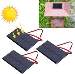 Petit mini panneau solaire mini <span class=keywords><strong>1W</strong></span> 2W 3W 4W 5W 8W 10W 2V 3V 5V 6V 9V 12V 18V personnalisé ETFE époxy PET 6W - Product Image 4