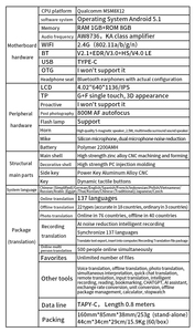 New M12 ngay lập tức bằng giọng nói dịch ngôn ngữ di động dịch trong thời gian thực thông minh dịch hỗ trợ 22 offline ngôn ngữ - Product Image 6