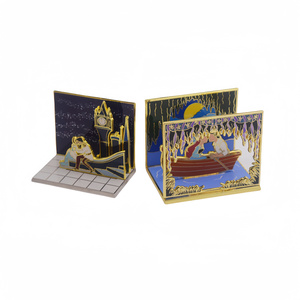 Chất Lượng Cao Cô Lọ Lem Nửa Đêm Diorama Phim Men Pins Phiên Bản Giới Hạn (Le) 50 Anime <span class=keywords><strong>Pin</strong></span> Từ Tưởng Tượng <span class=keywords><strong>Pin</strong></span> Loạt - Product Image 6