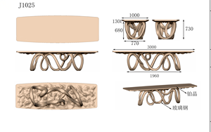 Jingyue Tùy Chỉnh Trong Suốt Sang Trọng Nhựa Thanh Lịch Bảng Thủ Công Đồ Nội Thất Cho Thương Mại Không Gian Khách Sạn Phòng Khách - Product Image 4