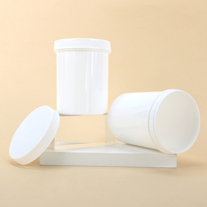 Good Sealing 250ml White Wholesale Round <b>Plastic</b> RX Medicine Ointment <b>Jars</b> Pill Bottle for Medical Container Wide Mouth <b>Jar</b> - Product Image 2