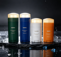 Tube vide pour déodorant, conteneur cosmétique en plastique écologique à mécanisme rotatif, bouteille cylindrique, impression sérigraphique