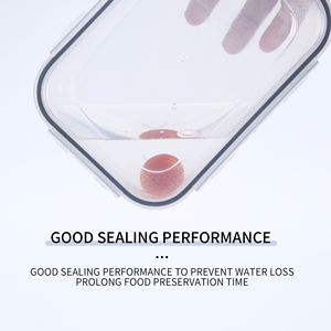 Lot de 16 récipients de stockage d'aliments de cuisine hermétiques en plastique transparent sans BPA avec couvercles - Product Image 3