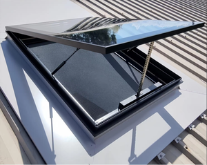 Beigeman warmte-isolerende glazen veranda panoramisch dakraam patio-specifieke aluminium vouwdakraam voor ventilatie - Product Image 6