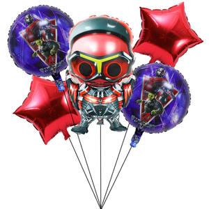 <span class=keywords><strong>Super</strong></span> héros enfants joyeux anniversaire fête décorations fournitures feuille d'aluminium ballon ensemble - Product Image 4