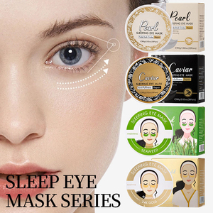 Mascarilla para ojos de marca propia antienvejecimiento, elimina las ojeras, cuidado de la piel, colágeno, cristal, mascarilla para ojos vegetariana - Product Image 1