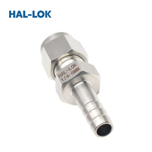 Raccords de tuyau HAL-LOK SKB-6M-04 en acier inoxydable poli, raccords de compression haute pression pour tubes, connecteurs de 10 mm forgés soudés BSP - Product Image 5