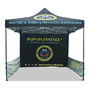 Vendita calda portatile su misura 300D 600D impermeabile pieghevole tenda a baldacchino in alluminio acciaio tendone per eventi all'aperto - Product Image 1