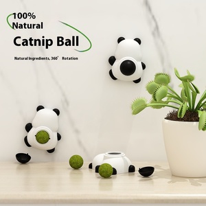 Bonita Bola de goma hinchable <span class=keywords><strong>en</strong></span> forma de huevo realista, juguete para mascotas con expresión sin imprimir para gatos, perros, interesante huevo simulado para felino - Product Image 4