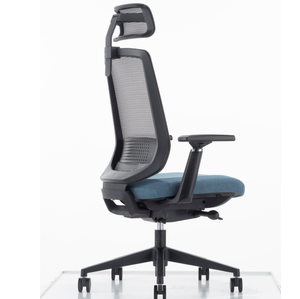 Silla giratoria ergonómica ajustable, silla de oficina de malla con soporte lumbar acolchado, gran oferta - Product Image 4