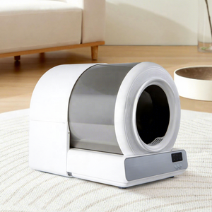 Vente en gros usine : Nouvelle litière pour <span class=keywords><strong>chat</strong></span> entièrement automatique en métal, nettoyage intelligent, contrôle par application, grande capacité, lavable pour chats - Product Image 6