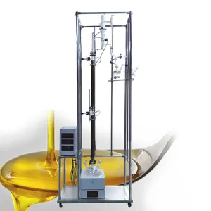 Unité de distillation de fractionnement de verre de colonne d'huile essentielle d'extrait de haute qualité