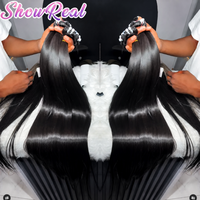 Lot de Cheveux Humains Naturels Bruts Cambodgiens Lisses comme des Baguettes, Vierge Non Traitée, Grade 15A, Double Tirage, Cheveux Bruts Vietnamiens – Vente en Gros